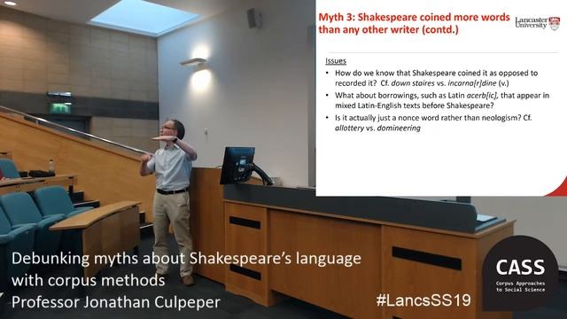 Debunking myths about Shakespeare's Language, Prof. Jonathan Culpeper смотреть онлайн
