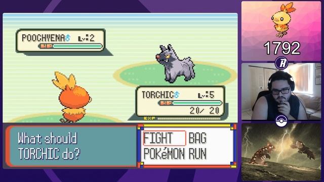 [LIVE] Shiny Torchic after 1,792 SRs in Pokemon Sapphire смотреть онлайн