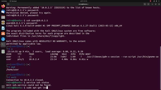 SSH підключення з Linux і Windows до віддаленого Linux смотреть онлайн