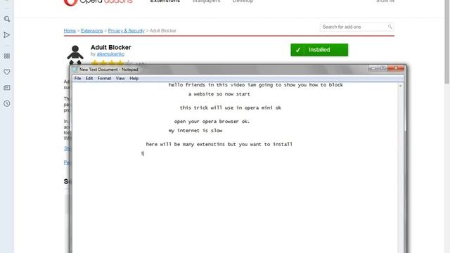 how to block a website on opera browser for free смотреть онлайн