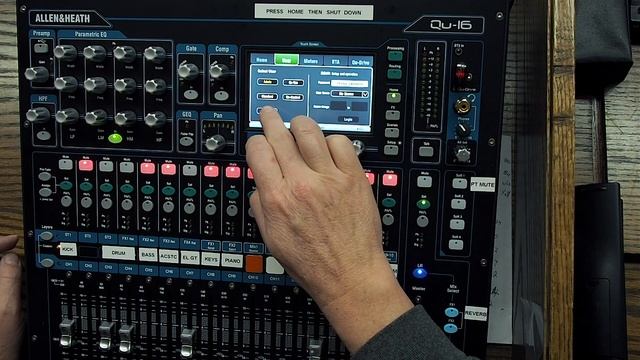 Allen & Heath QU-16 - Setting Up A Custom Layer