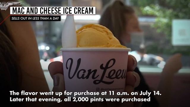 Mac and cheese ice cream sells out in less than a day смотреть онлайн