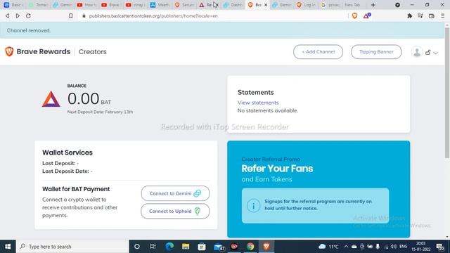 How to earn and widraw BAT from Brave browser Hindi #bat #brave смотреть онлайн