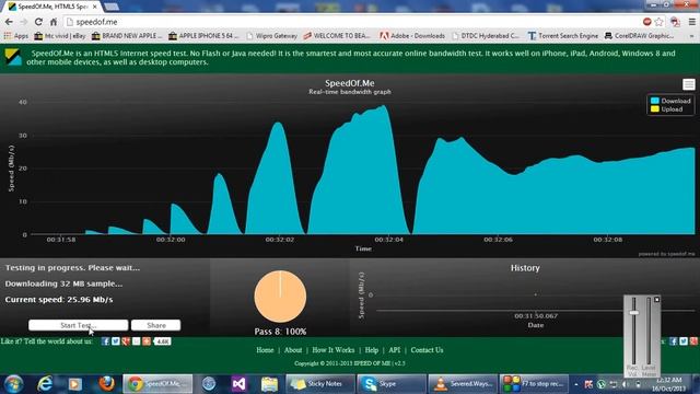 Speed Test on Beam Fiber,Hyderabad~~~India смотреть онлайн