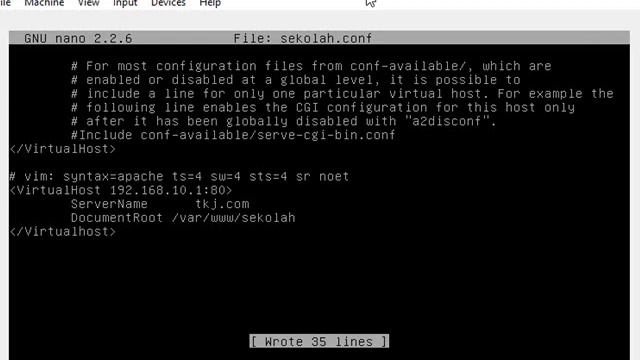 Konfigurasi web server Debian 8 pada Virtual box смотреть онлайн