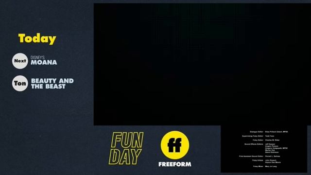 Frozen (2013) end credits (Freeform live channel) смотреть онлайн