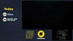 Frozen (2013) end credits (Freeform live channel)