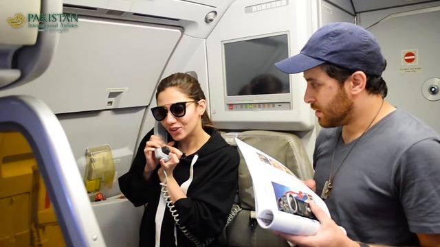 Maria Khan & Haroon Shahid onboard PIA! смотреть онлайн