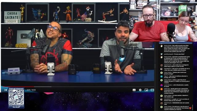 "X-MEN NÃO TINHA NADA A VER COM LUTA SOCIAL" - LINHAGEM GEEK - Cortes Misa e Maria смотреть онлайн