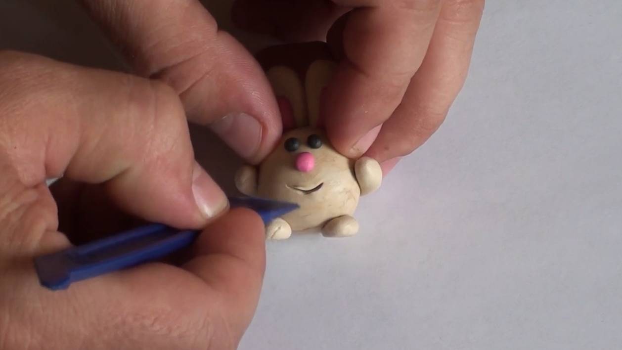 Как слепить зайца из пластилина смотреть онлайн