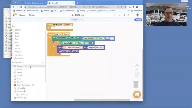 Thunkable 3.6. Build a Timer App with a Start Button смотреть онлайн