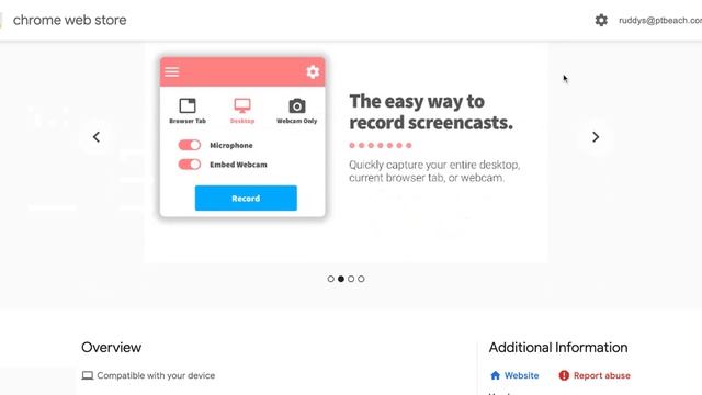 Screencastify Screen Video Recorder Chrome Web Store смотреть онлайн