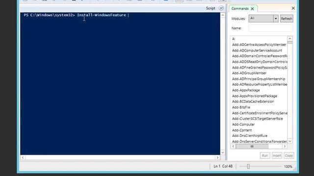 Install Print and Document Services Using PowerShell смотреть онлайн
