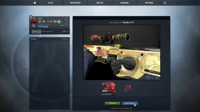 AWP Dragon Lore (Factory New) with x4 iBuyPower Holos смотреть онлайн
