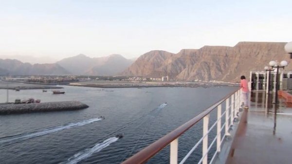 18.03.2024. Оман. Прибытие в порт Эль-Хасаб. MSC Opera