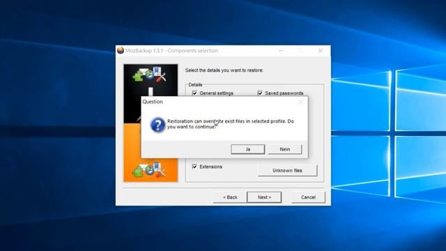 MozBackup Thunderbird Sicherung zurückspielen смотреть онлайн