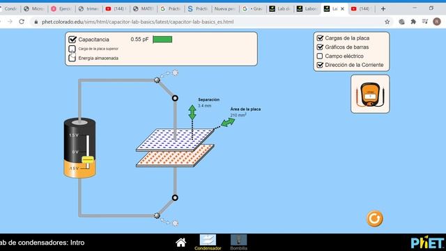 ‪Lab de condensadores Intro‬ Google Chrome 2020 08 10 15 42 29 смотреть онлайн
