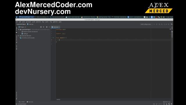 AM Coder - Intro to Golang/GoLand #1 - Setup and Intro смотреть онлайн