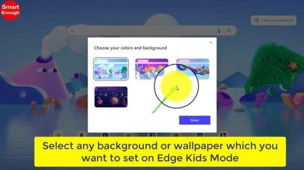 Microsoft Edge Kids Mode : How to Change Background of Microsoft Edge Kids Mode?