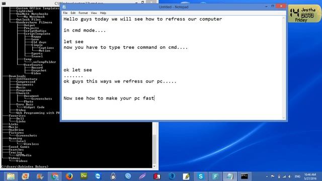 How to make pc fast and refresh pc in cmd mode смотреть онлайн