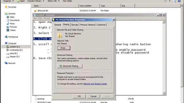 how to disable password protected sharing on windows смотреть онлайн