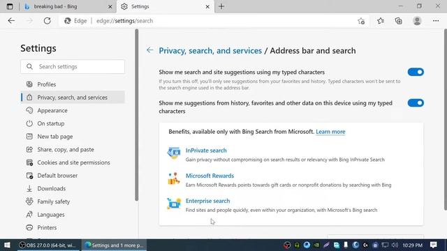 NEW Microsoft Edge 2021 How to change default Search engine to GOOGLE смотреть онлайн
