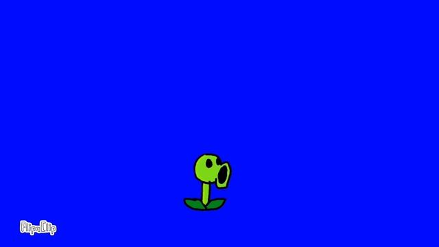Pea the Brave PeaShooter [Blue Screen]