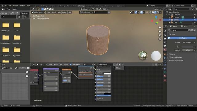 how to make a wood texture in blender смотреть онлайн