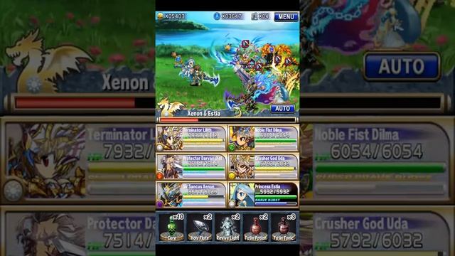 [Brave Frontier] Fight with Xestia (test) смотреть онлайн