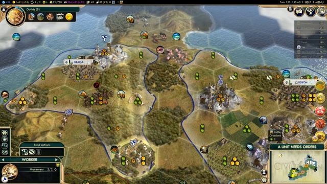 Portugal -4- Emperor Civilization V Brave New World смотреть онлайн