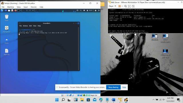 Using NMAP on Ubuntu Client смотреть онлайн