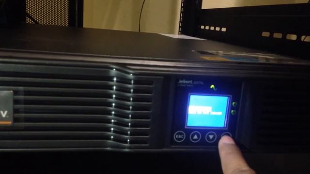 Vertiv Liebert GXT4 3000RT230 UPS Start UP Turn Off and On Screen смотреть онлайн