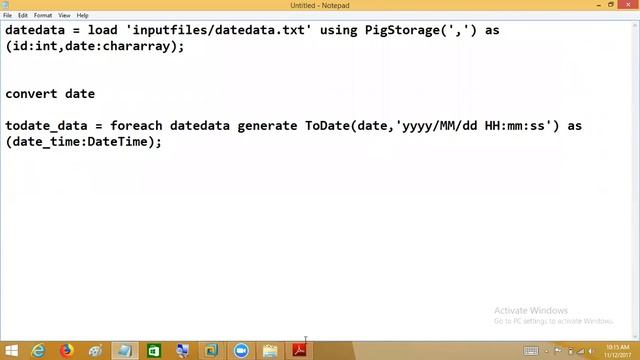 Pig Commands 8 смотреть онлайн