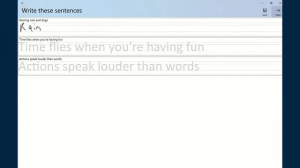 Create a personal font with your own handwriting using a stylus in Microsoft Font Maker.
