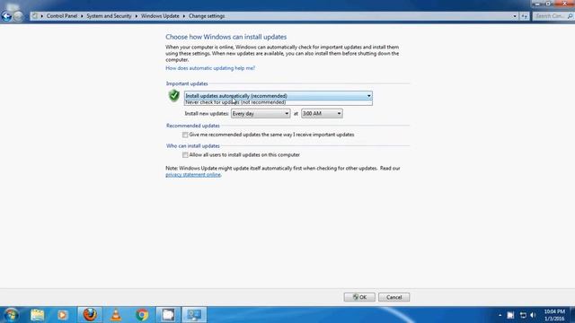 how to disable windows update in win 7 смотреть онлайн