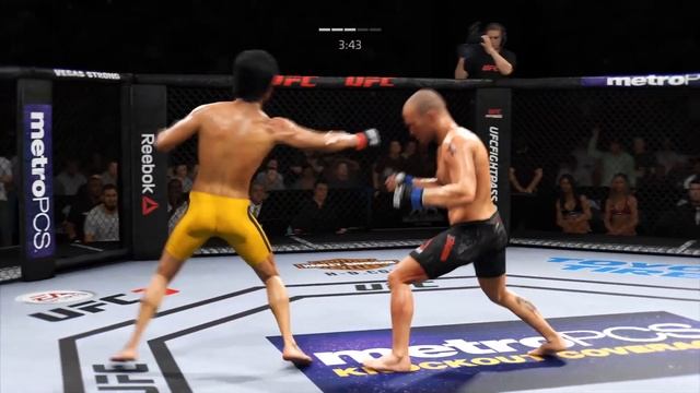 Bruce Lee vs Mitch Gagnon - EA Sports UFC 3 - Dragon Fight 🔥🐲 смотреть онлайн