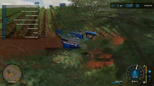 PASSANDO RAIVA COLHENDO AS UVAS | Farming Simulator 22 Multiplayer смотреть онлайн