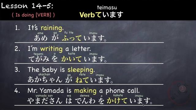 Minna no nihongo Grammar lesson 14 смотреть онлайн