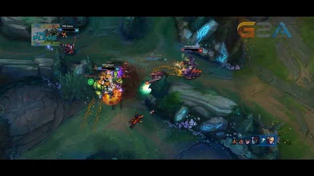 Thulz | Maokai Quadra Kill | BR Scrim | 1080p смотреть онлайн