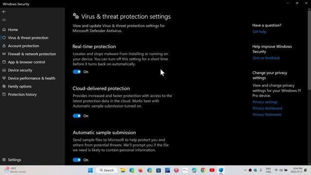 Windows 10 11 Windows Security Real time protection what it does смотреть онлайн
