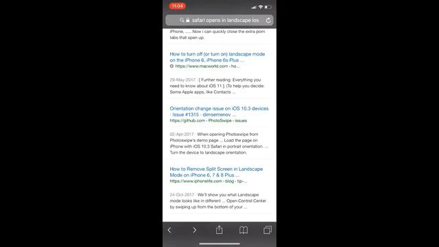 Iphone X Safari Landscape Issue смотреть онлайн