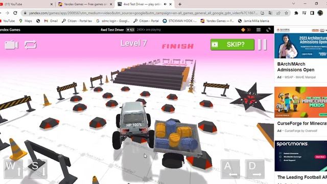 4wd Test Driver — play online for free on Yandex Games Google Chrome 2023 03 21 15 19 56 смотреть онлайн