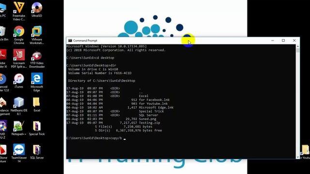Hide File in Picture using CMD смотреть онлайн
