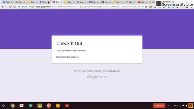 Google Form Add-On: CheckItOut смотреть онлайн