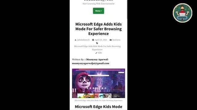 Microsoft Edge Adds Kids Mode For Safer Browsing Experience | #MicrosoftKidsMode Jadubaba Tech | смотреть онлайн