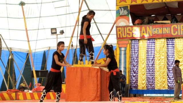 Brave Girls Super Hilarious Stunt Act in Russian Circus || Circus Stunt video смотреть онлайн