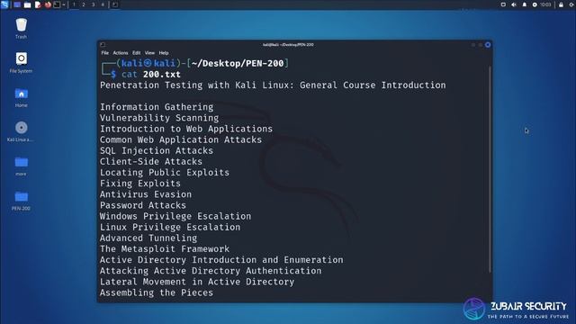01 Introduction | PEN-200 Penetration Testing with Kali Linux | Zubair Security смотреть онлайн