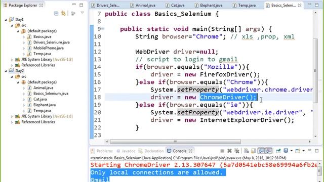 Selenium Webdriver Java Tutorial 4 смотреть онлайн