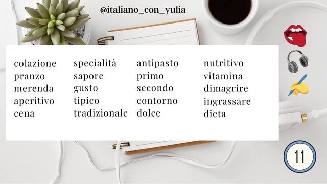 11 Аудирование. Итальянский язык. Кухня смотреть онлайн