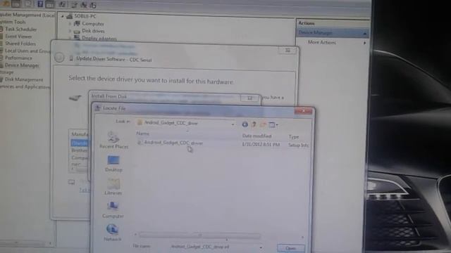 Installing CDC Serial Driver on win7 only one minute смотреть онлайн